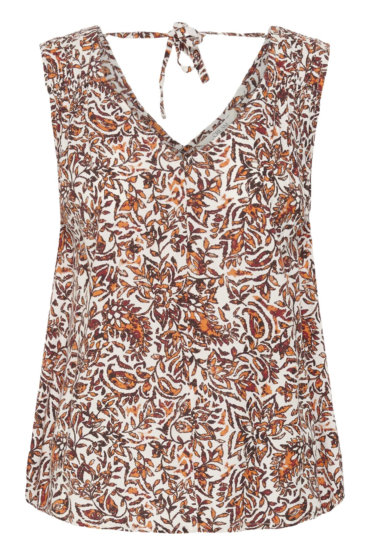 CRTiah Top Orange Saraza Flower - 109351 - 10614986