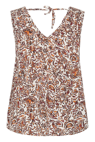 CRTiah Top Orange Saraza Flower - 109351 - 10614986 Thumbnail