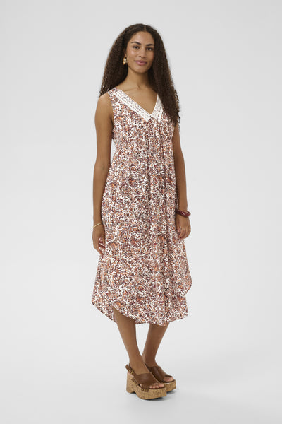 CRTiah Dress Orange Saraza Flower - 109351 - 10614998 Thumbnail