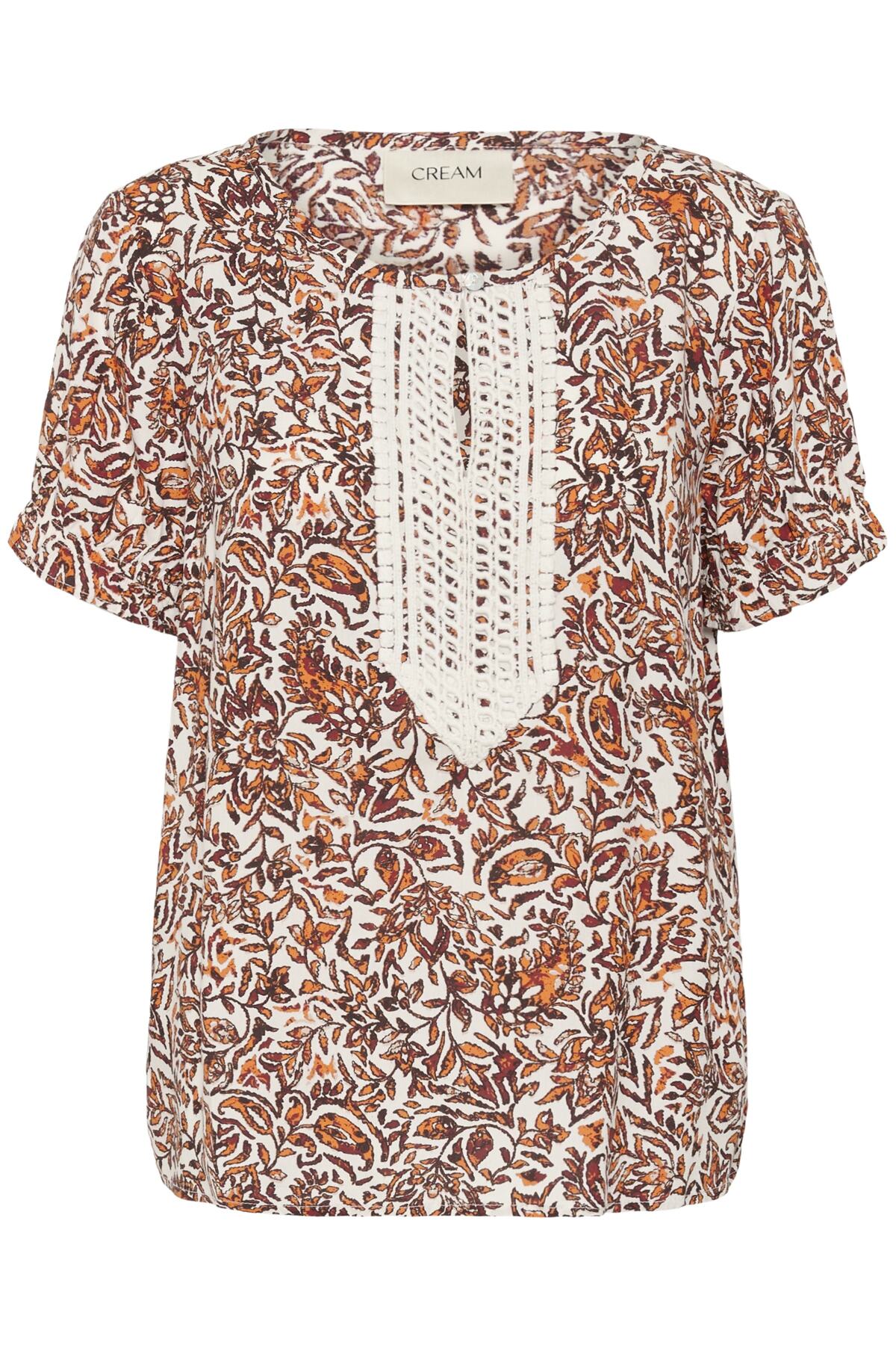 CRTiah Blouse Orange Saraza Flower - 109351 - 10614999