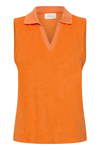 CRFria Polo Blouse Celosia Orange - 171360 - 10615001 Thumbnail