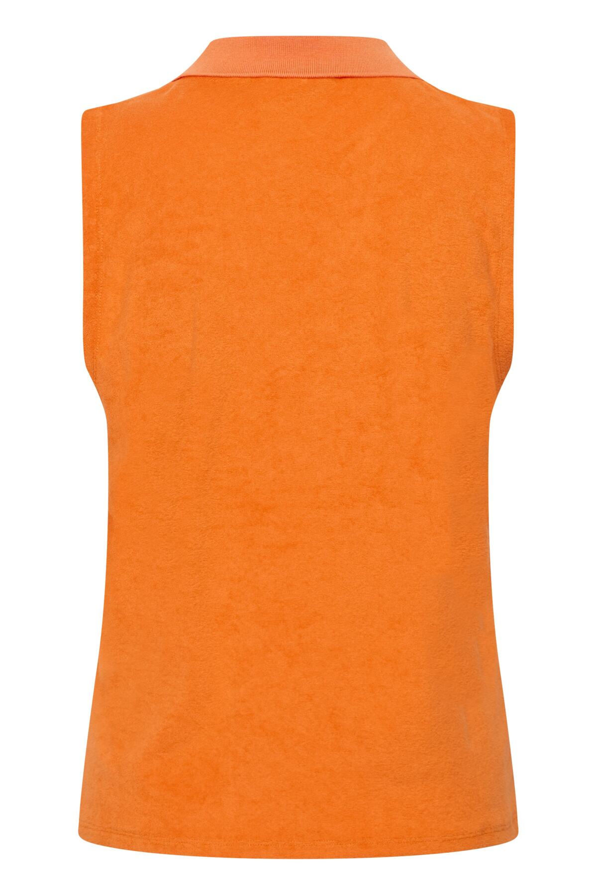 CRFria Polo Blouse Celosia Orange - 171360 - 10615001