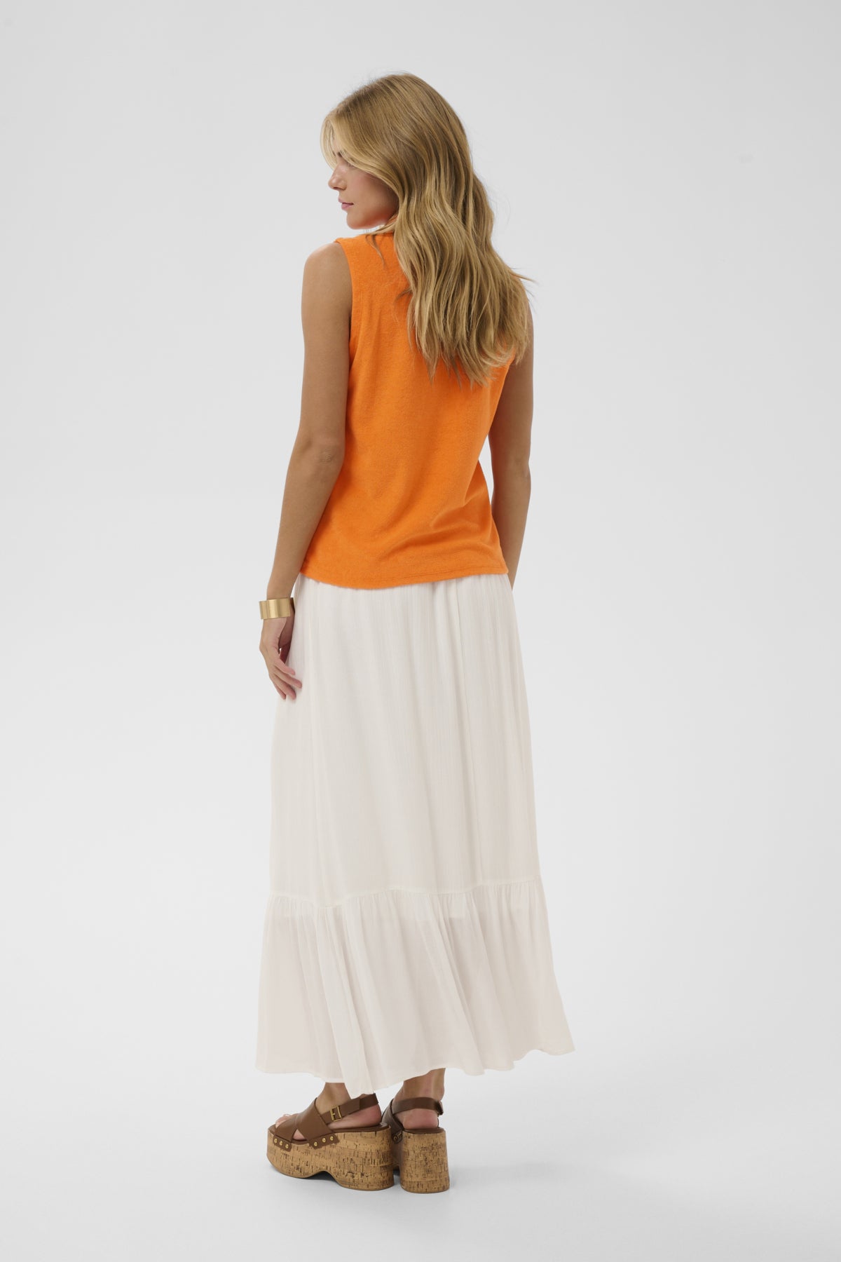 CRFria Polo Blouse Celosia Orange - 171360 - 10615001