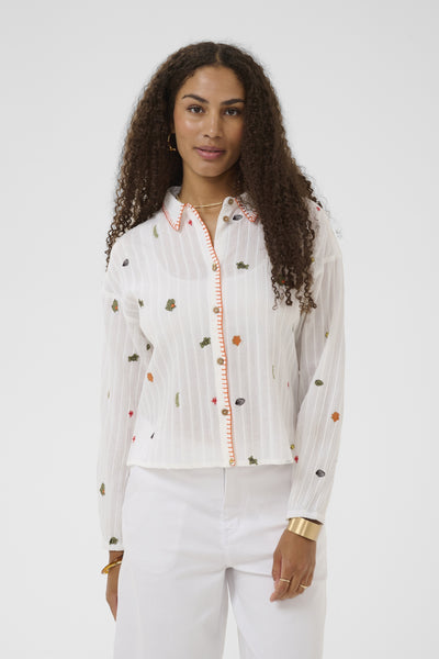 CRWilja Shirt Snow White - 110602 - 10615004 Thumbnail
