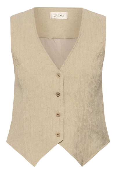 CRAlva Waistcoat Travertine Melange - 1511141 - 10615014 Thumbnail