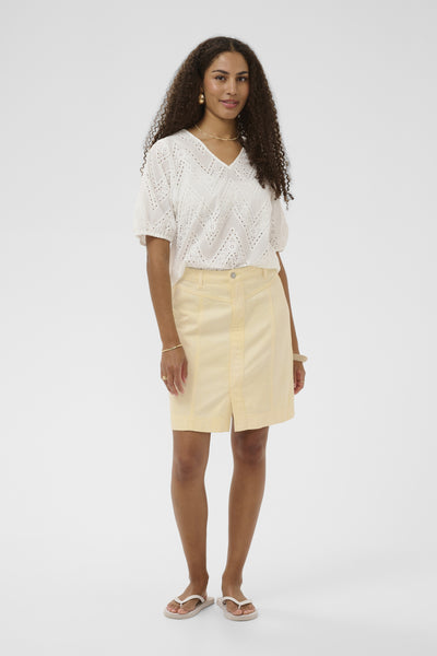 CRLorra Skirt Lemon Meringue Melange - 12071 - 10615040 Thumbnail