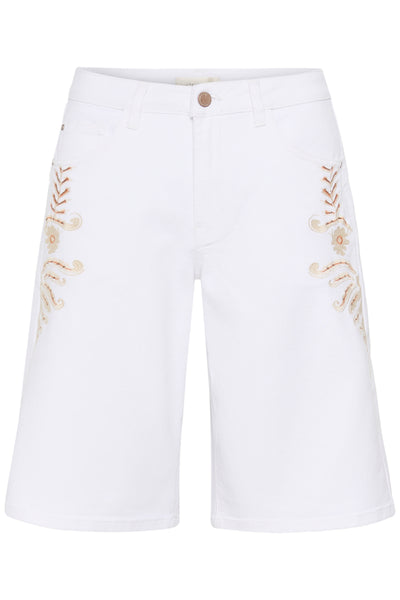 CRBotilde Bermuda Shorts Snow White - 110602 - 10615047 Thumbnail