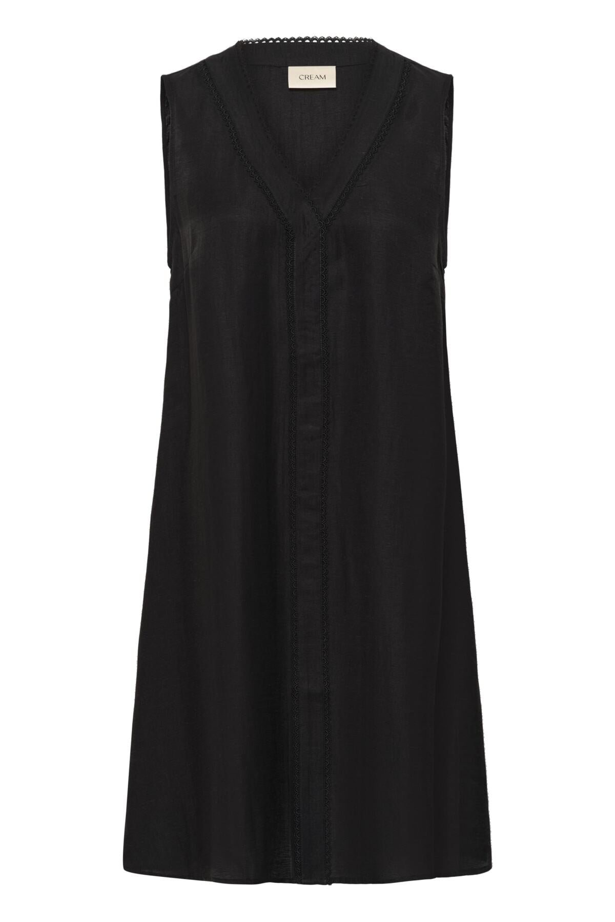 CRCecilia Sleeveless Dress Pitch Black - 100120 - 10615055