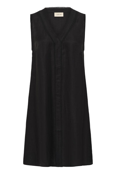 CRCecilia Sleeveless Dress Pitch Black - 100120 - 10615055 Thumbnail