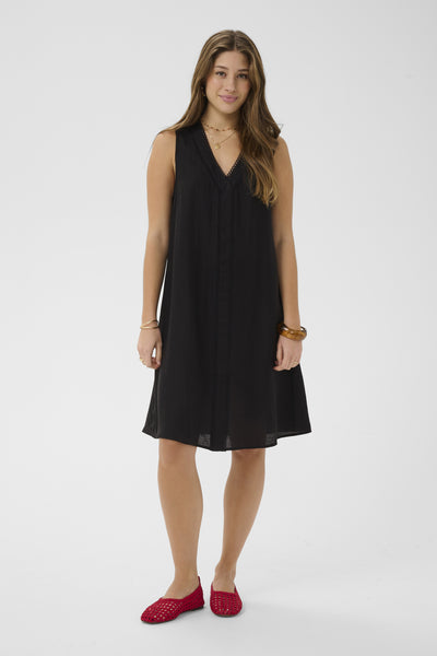 CRCecilia Sleeveless Dress Pitch Black - 100120 - 10615055 Thumbnail