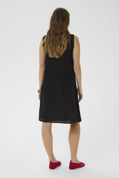 CRCecilia Sleeveless Dress Pitch Black - 100120 - 10615055 Thumbnail