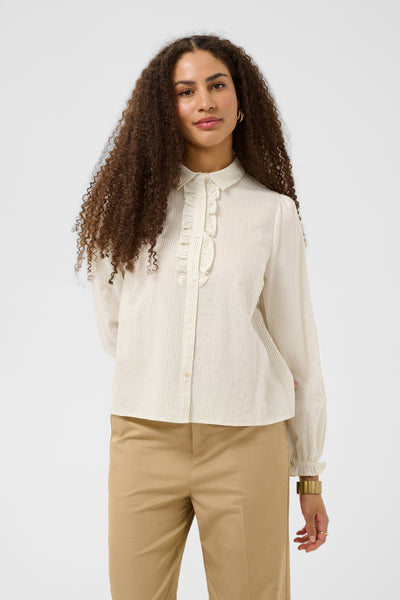 CRHati Shirt White Black Thin Stripe - 1095 - 10615064 Thumbnail
