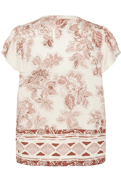 CRJessie Blouse Brandy Flower - 109360 - 10615077 Thumbnail