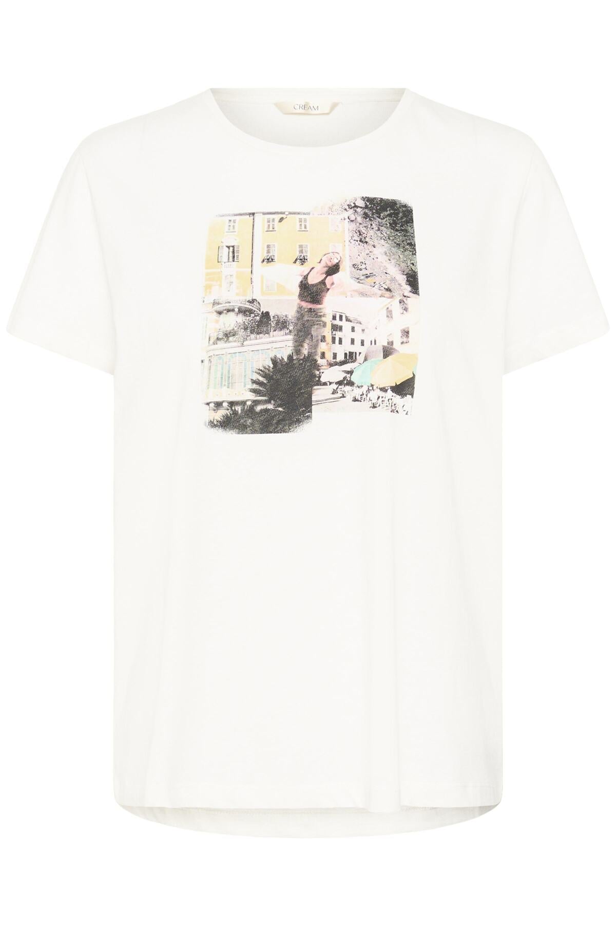 CRStrina T-Shirt Lemon Aqua Riviera Collage - 1 - 10615085