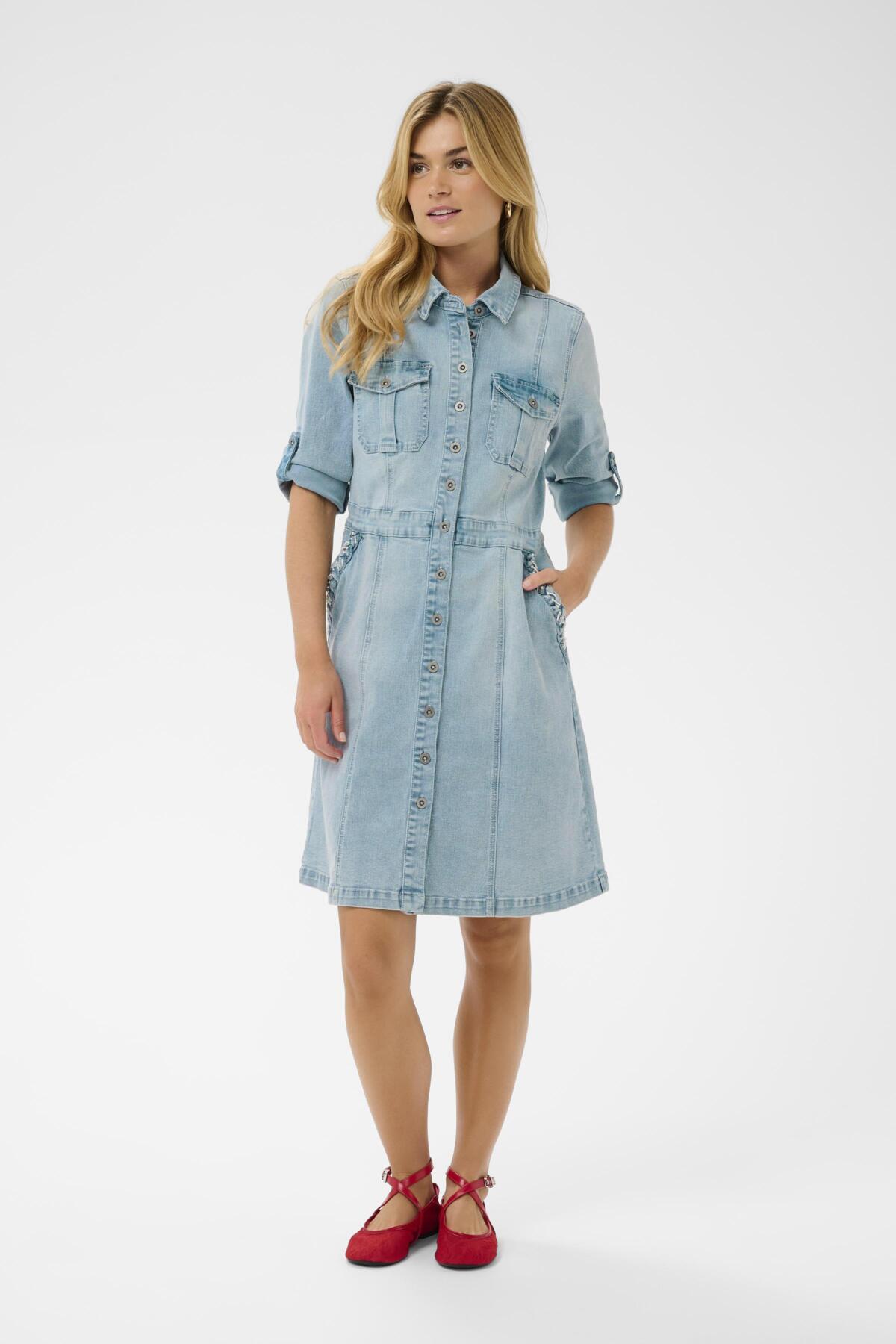 CRGrazie Denim Dress Cambell Medium Blue Denim - 10 - 10615086
