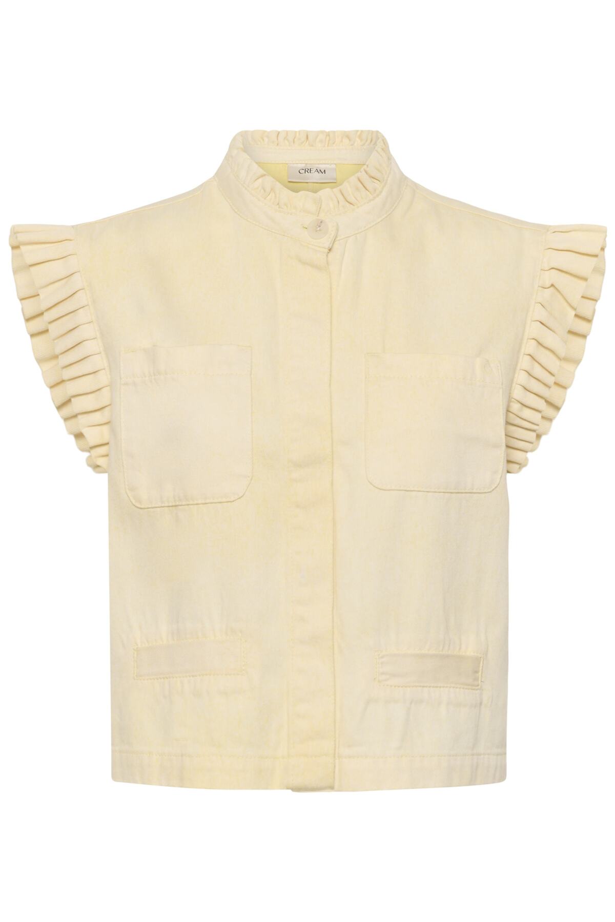 CRLorra Waistcoat Lemon Meringue Melange - 12071 - 10615089