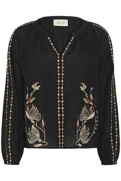 CRReno Blouse Pitch Black - 100120 - 10615135 Thumbnail