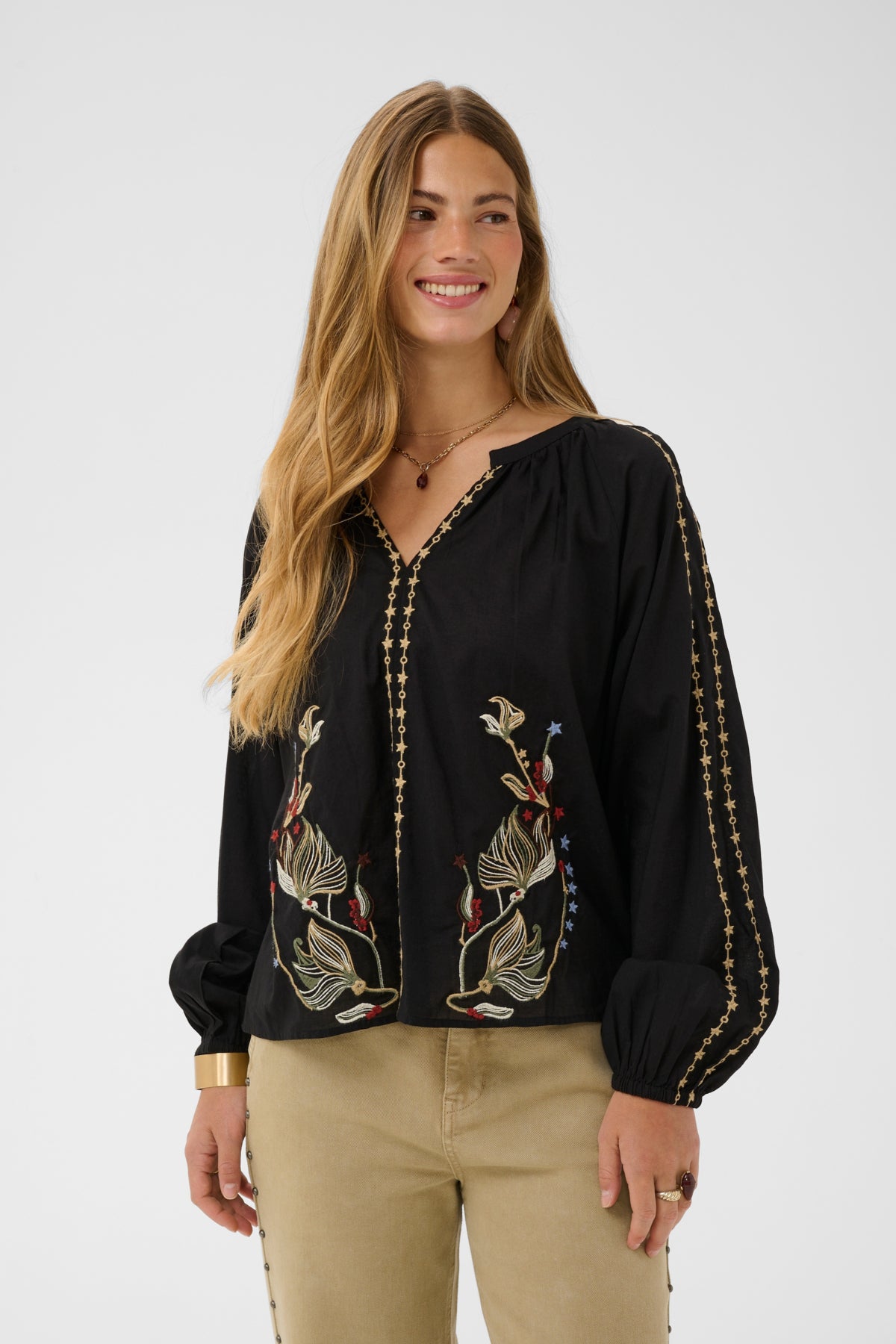 CRReno Blouse Pitch Black - 100120 - 10615135