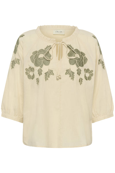 CRZosa Blouse Bleached Sand - 131008 - 10615136 Thumbnail