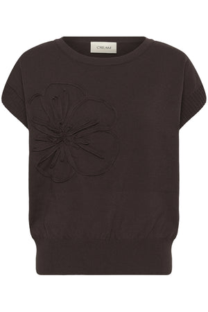 CRDela Knit Slipover w Deco Java - 191016 - 10615143