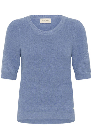 CRDela Knit Blouse Stonewash Melange - 1739171 - 10615145