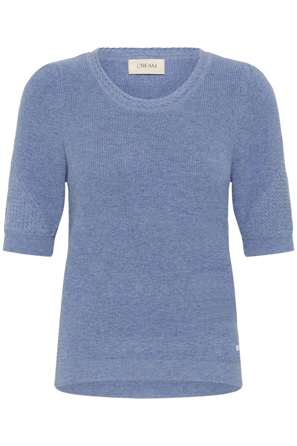 CRDela Knit Blouse Stonewash Melange - 1739171 - 10615145