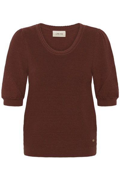 CRDela Knit Blouse Brandy Snifter - 181323 - 10615145 Thumbnail
