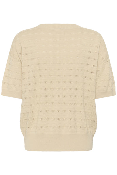 CRAnnali Short Knit Pullover Bleached Sand - 131008 - 10615160 Thumbnail