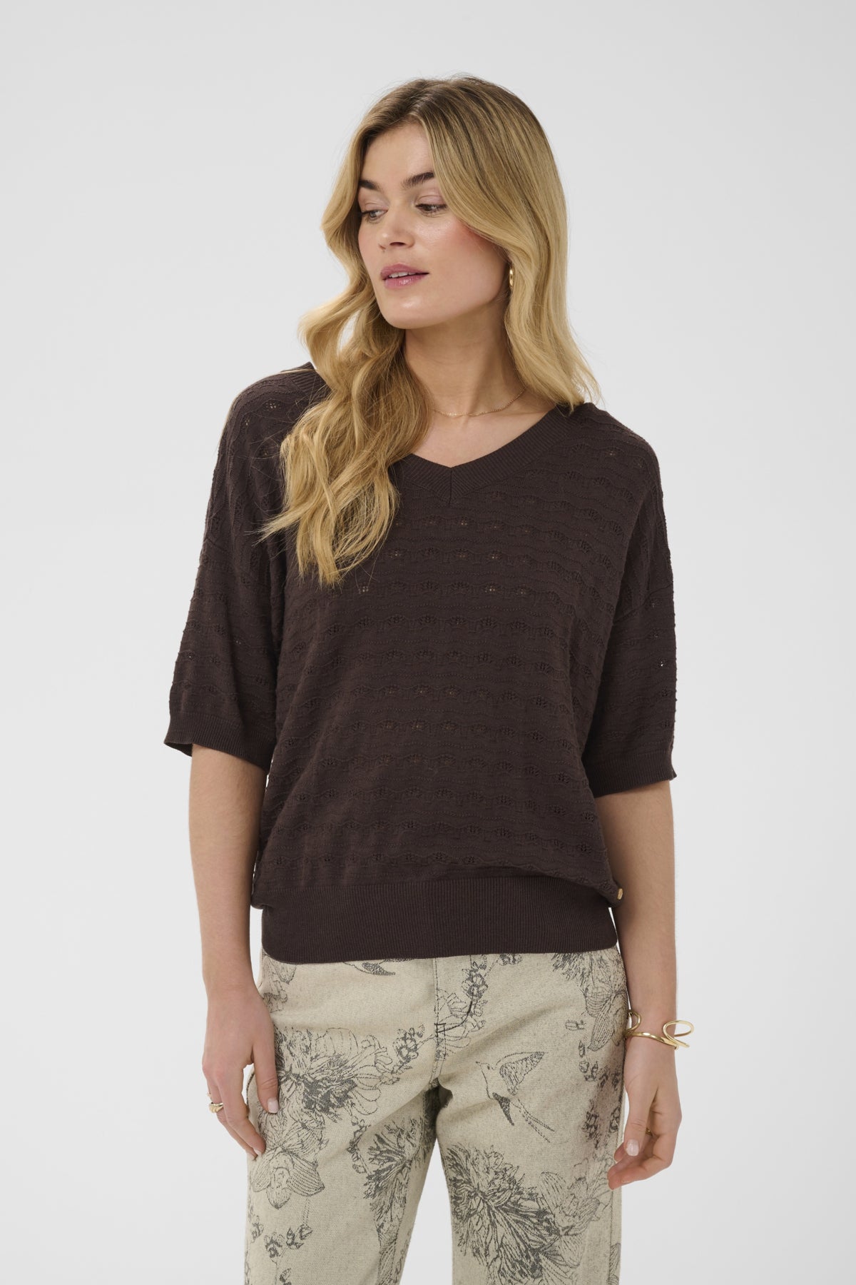 CRAnnali Short Knit Pullover Java - 191016 - 10615160