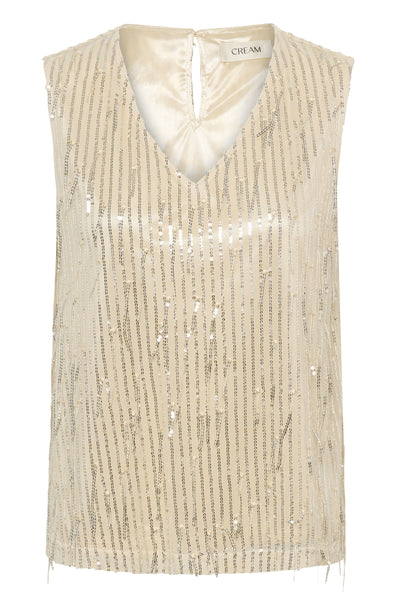 CRClei Sequin Blouse Champange Silver Sequins - 105 - 10615161 Thumbnail