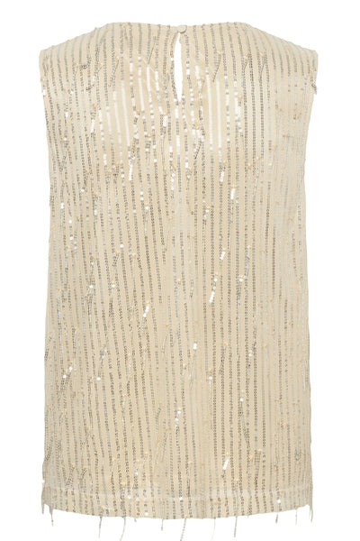 CRClei Sequin Blouse Champange Silver Sequins - 105 - 10615161 Thumbnail