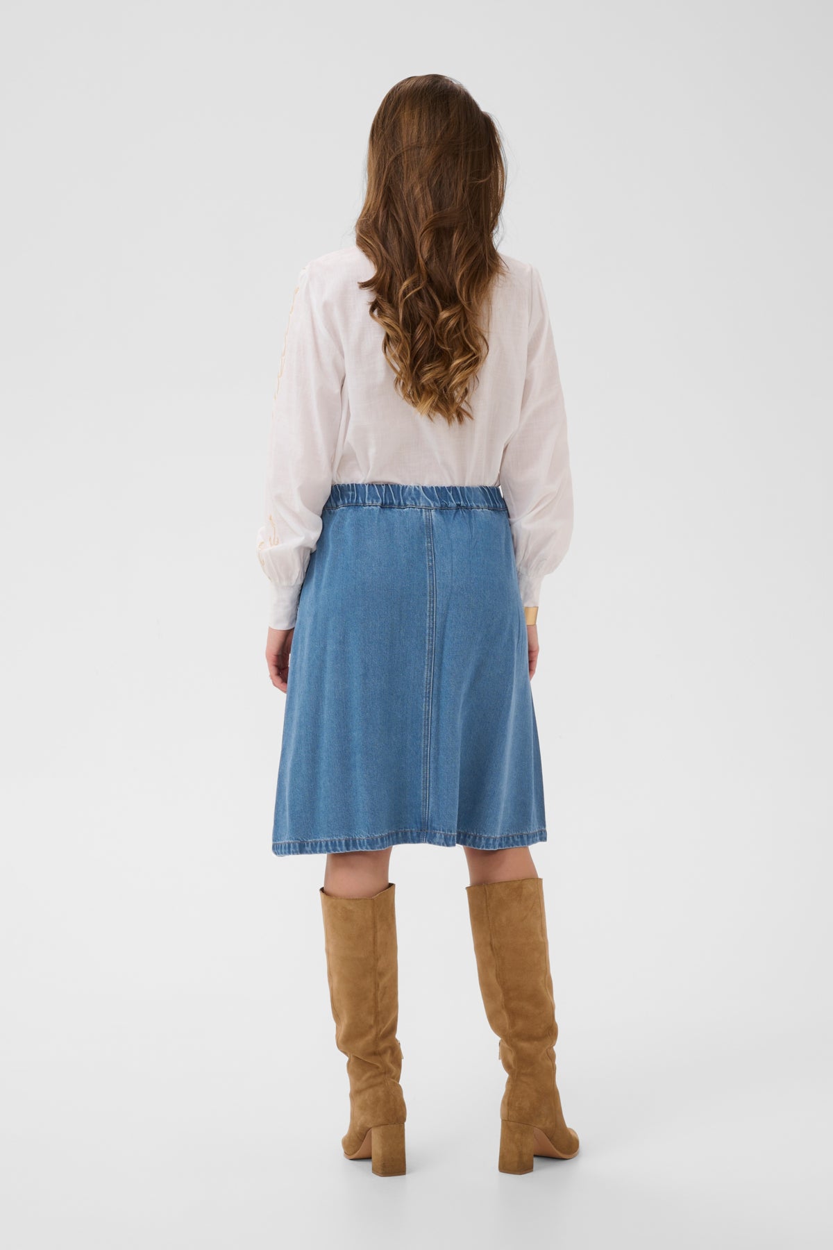 CRMarelli Skirt Seoul Mid Blue Denim - 109573 - 10615163
