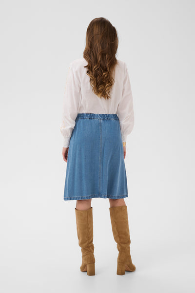 CRMarelli Skirt Seoul Mid Blue Denim - 109573 - 10615163 Thumbnail