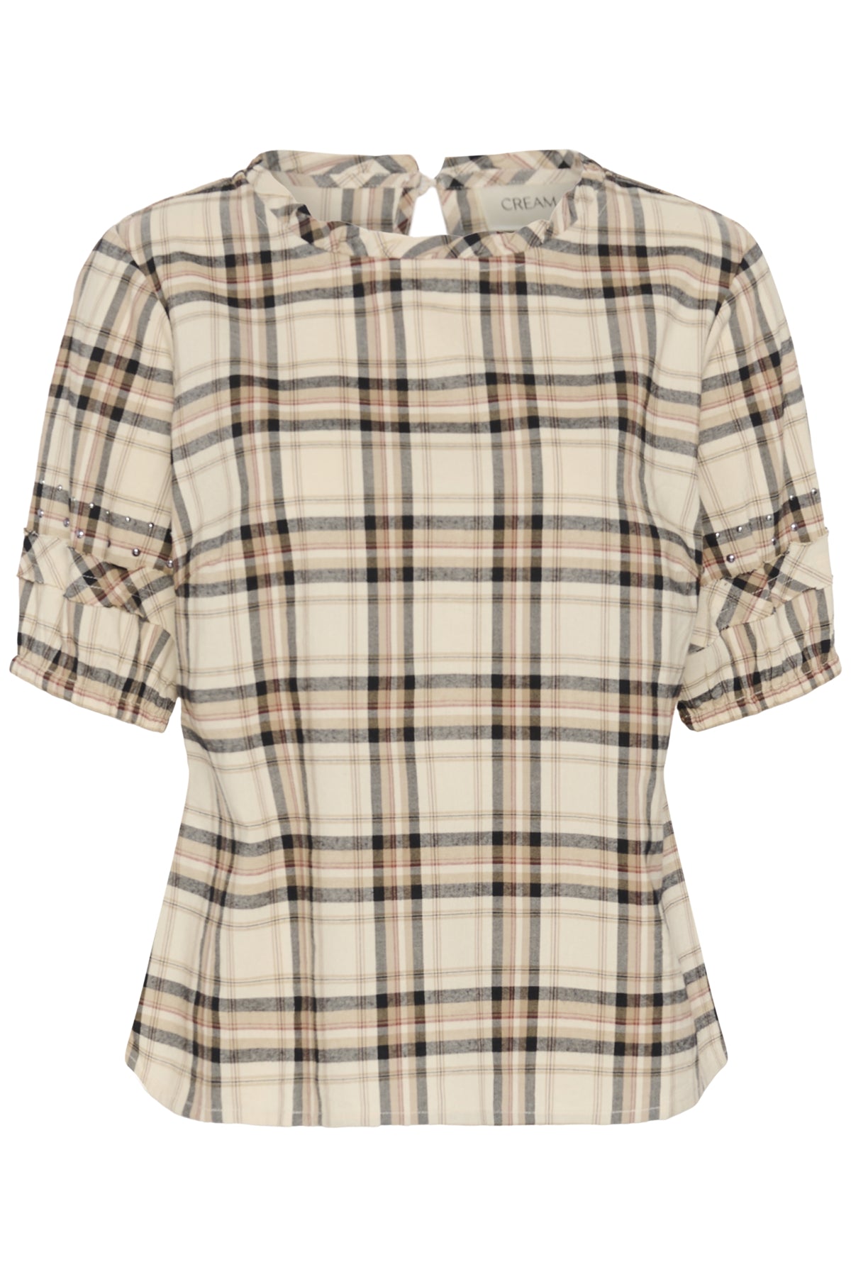 CRUma Blouse Bleached Check - 109549 - 10615169