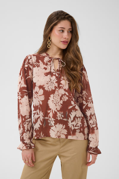 CRHailey Blouse Brandy Flower - 109589 - 10615173 Thumbnail