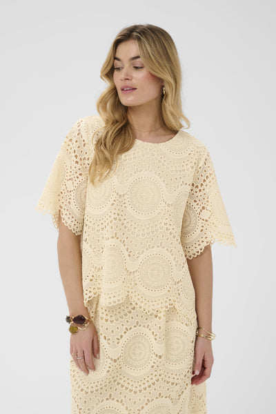 CRBaja Blouse Bleached Sand - 131008 - 10615184 Thumbnail