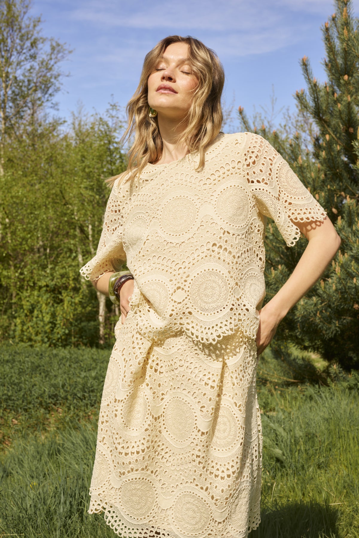 CRBaja Blouse Bleached Sand - 131008 - 10615184