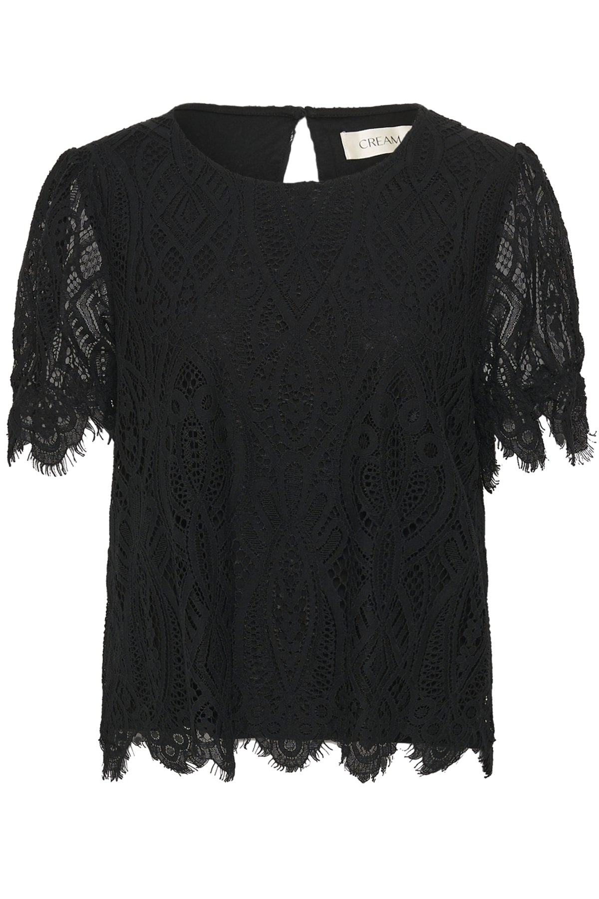 CRDith Lace Blouse Pitch Black - 100120 - 10615189