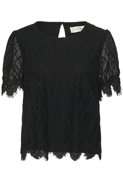 CRDith Lace Blouse Pitch Black - 100120 - 10615189 Thumbnail