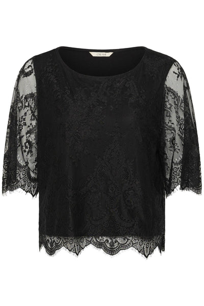 CRYumi Lace Blouse Pitch Black - 100120 - 10615197 Thumbnail
