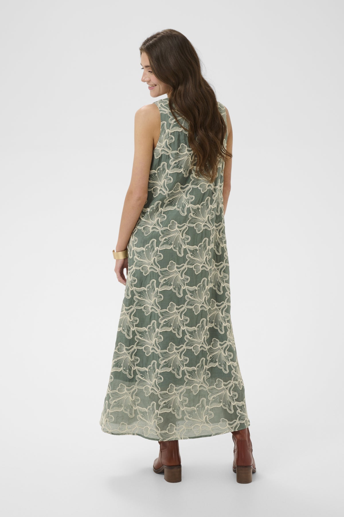 CRTorli Dress MULLED BASIL - 180514 - 10615204