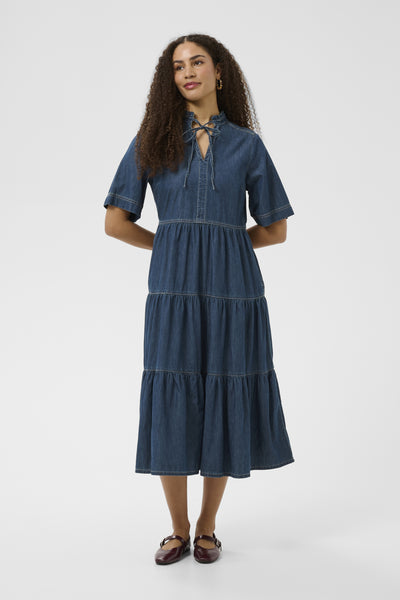 CRWinnie Denim Dress Banff Medium Blue Denim - 1095 - 10615213 Thumbnail