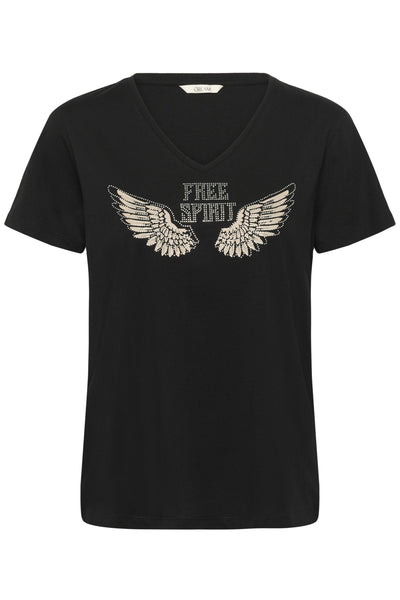 CRMikki T-Shirt Rhinestone Wings - 109557 - 10615224 Thumbnail