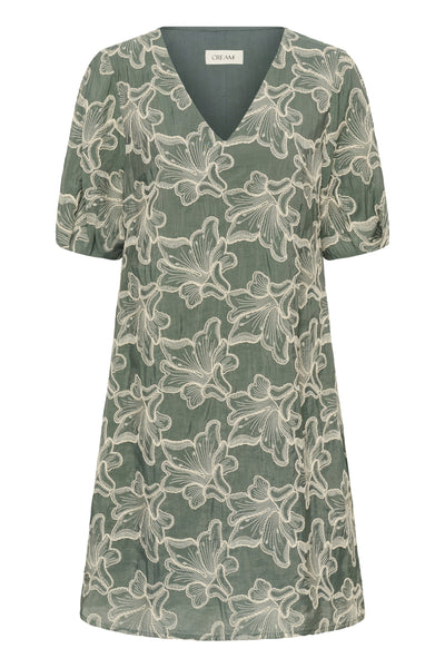 CRTorli Short Dress MULLED BASIL - 180514 - 10615226 Thumbnail