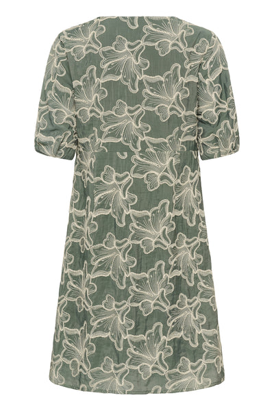 CRTorli Short Dress MULLED BASIL - 180514 - 10615226 Thumbnail