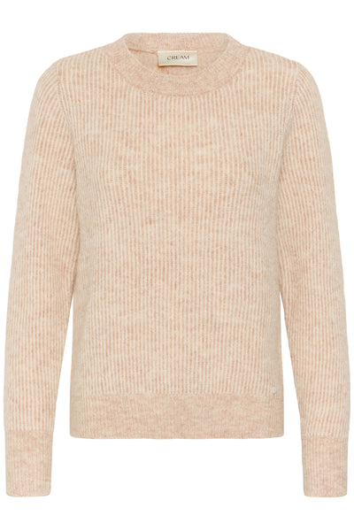CRSienna Knit Pullover Pink Sand Melange - 1513181 - 10615227 Thumbnail