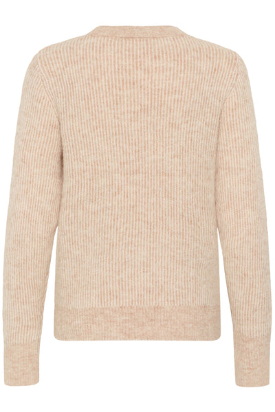 CRSienna Knit Pullover Pink Sand Melange - 1513181 - 10615227 Thumbnail
