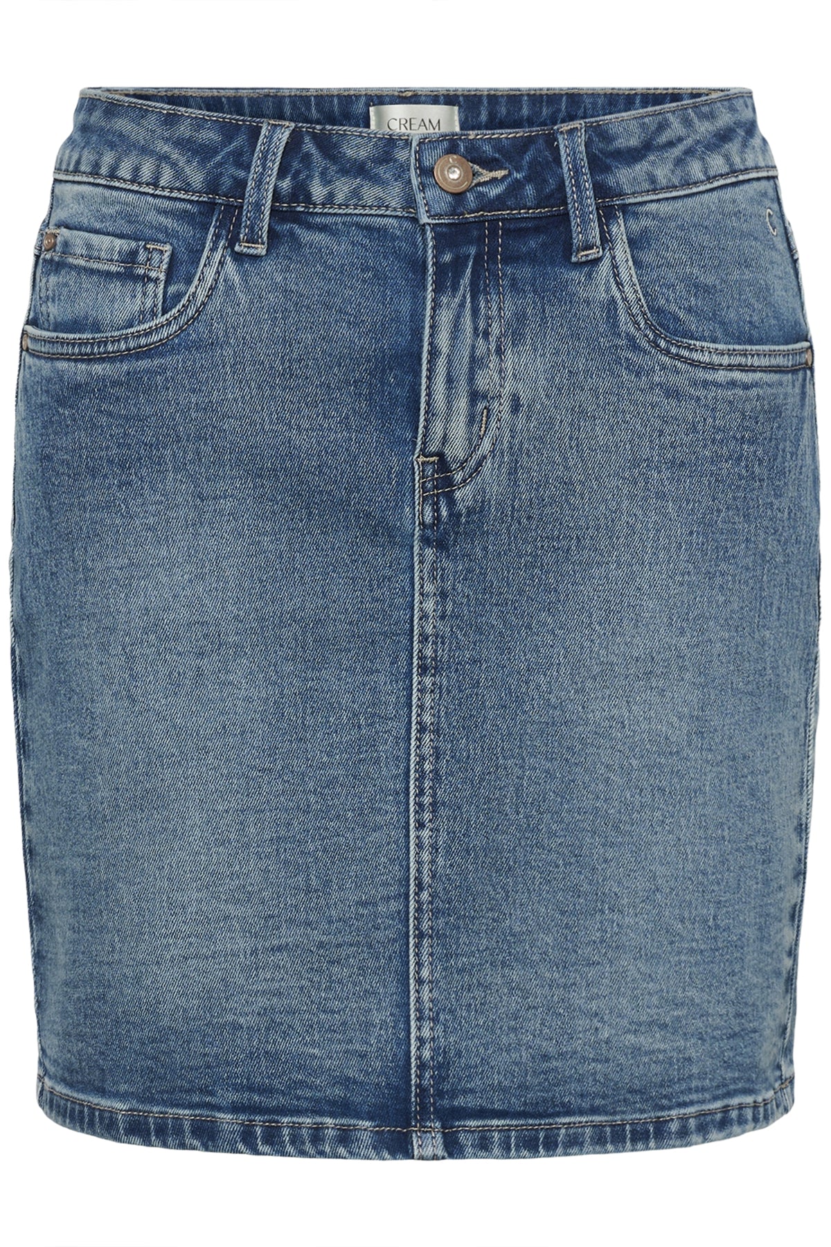 CRDarla Denim Skirt Smithers Mid Blue Denim - 1095 - 10615235