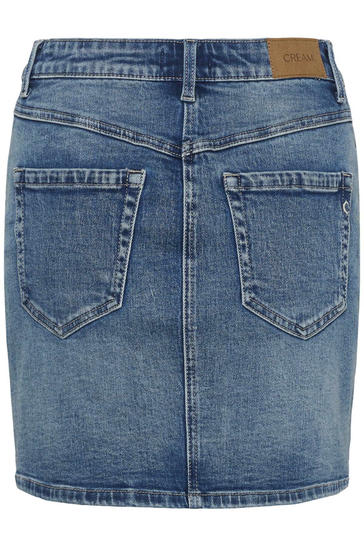 CRDarla Denim Skirt Smithers Mid Blue Denim - 1095 - 10615235
