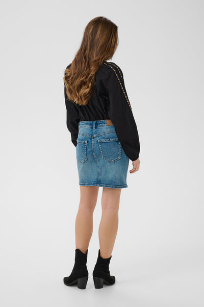 CRDarla Denim Skirt Smithers Mid Blue Denim - 1095 - 10615235 Thumbnail
